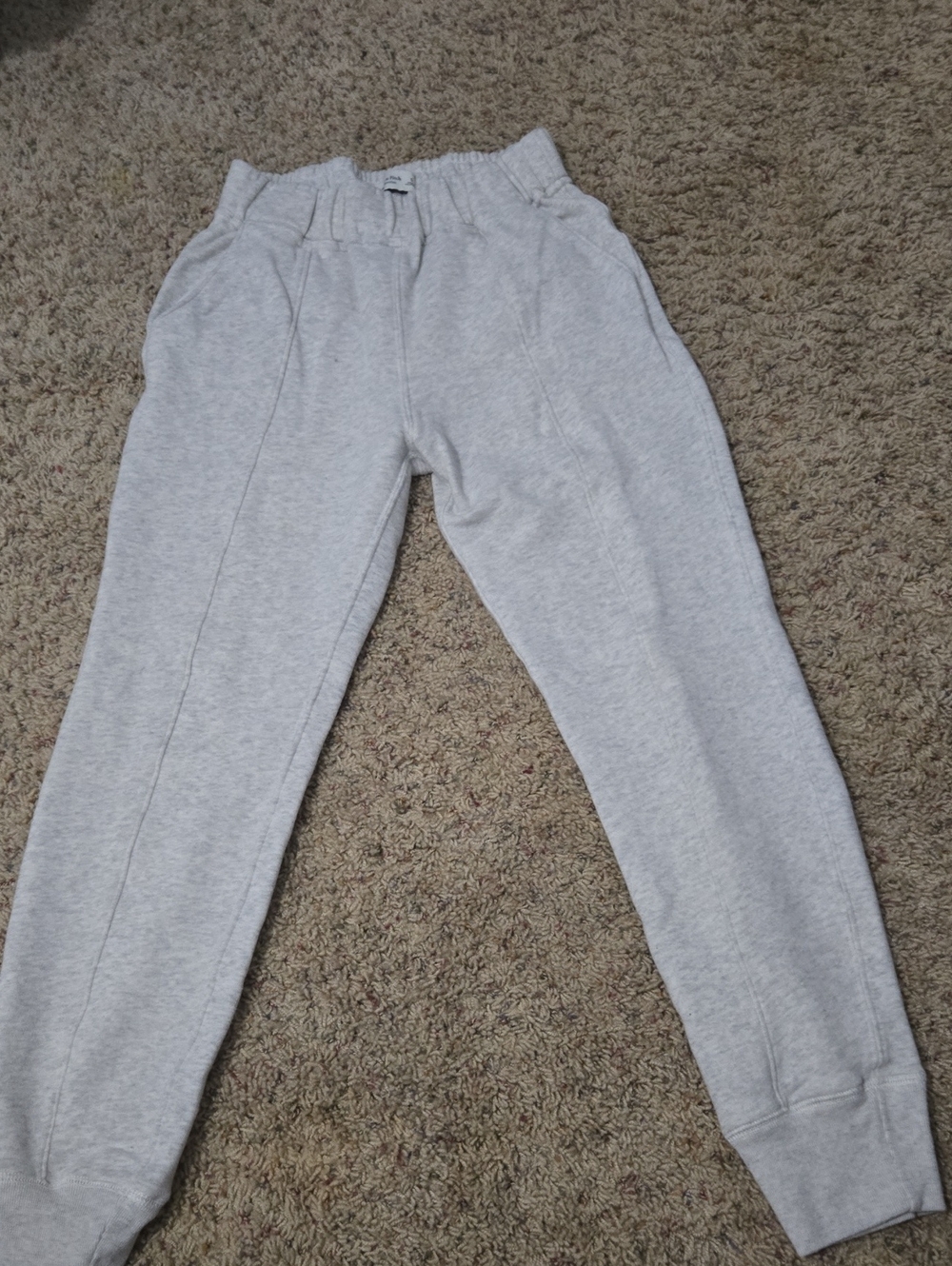 Abercrombie & Fitch Heather Gray Jogger Pants